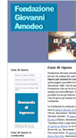Mobile Screenshot of fondazioneamodeo.it